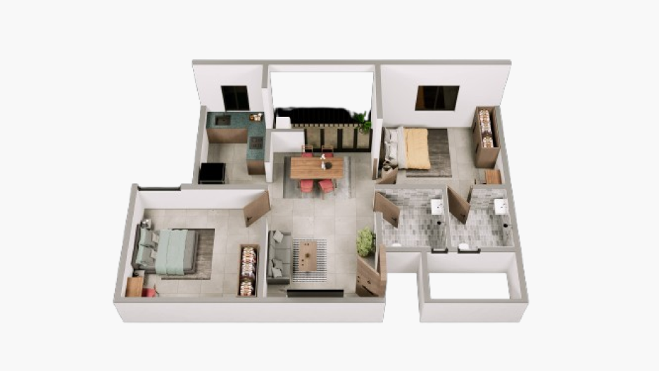 East 2 BHK